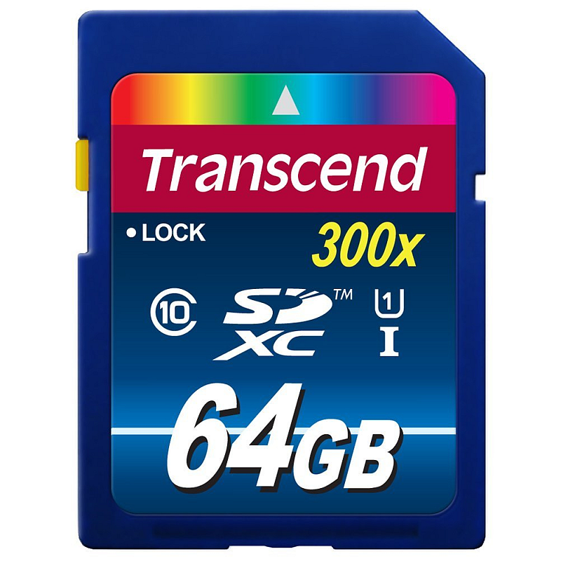 Transcend TS64GSDU1 Speicherkarte 64 GB SDXC NAND Klasse 10