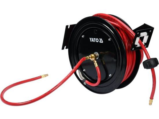 Yato YT-24250 Pneumatikschlauch 15 m 20 bar Schwarz, Rot