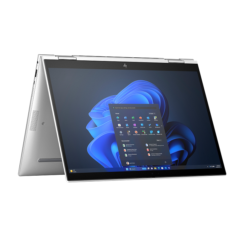 HP Elite x360 830 G11 Intel Core Ultra 7 155U Hybrid (2-in-1) 33,8 cm (13.3") Touchscreen WUXGA 16 GB LPDDR5x-SDRAM 512 GB SSD Wi-Fi 6E (802.11ax) Windows 11 Pro AI PC Silber