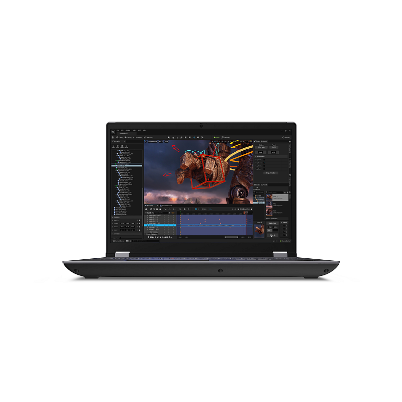 Lenovo ThinkPad P16 Gen 2 Intel® Core™ i7 i7-1255U Mobiler Arbeitsplatz 40,6 cm (16") WQXGA 64 GB DDR5-SDRAM 1 TB SSD NVIDIA RTX 3500 Ada Wi-Fi 6E (802.11ax) Windows 11 Pro Deutsch Grau, Schwarz