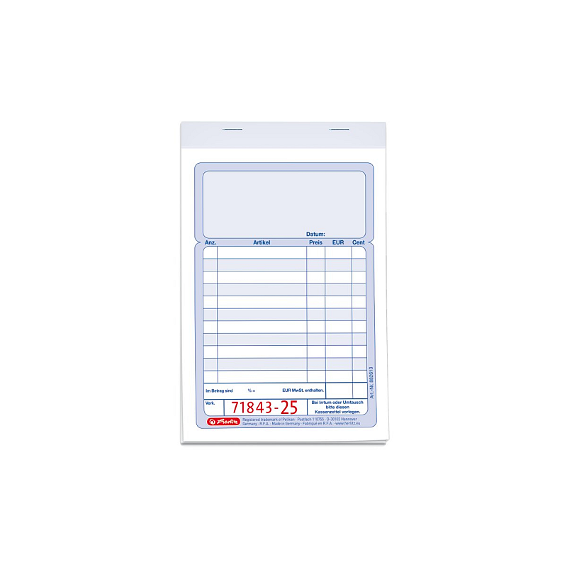 Herlitz 882613 Geldeinzahlungsbeutel