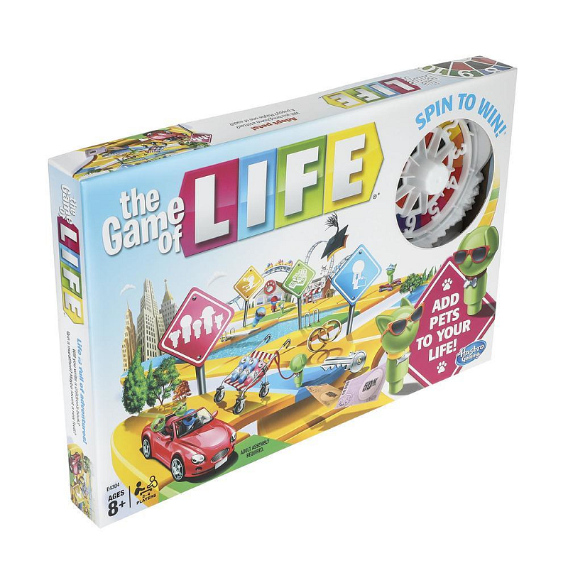 Hasbro The Game of Life Brettspiel Reisen/Abenteuer