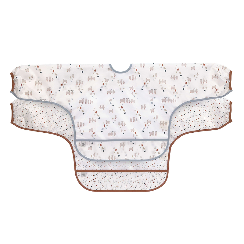 Lässig Tiny Farmer Lätzchen mit Ärmeln Polyester