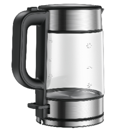 Xiaomi BHR7423EU Wasserkocher 1,7 l 2200 W Schwarz, Transparent