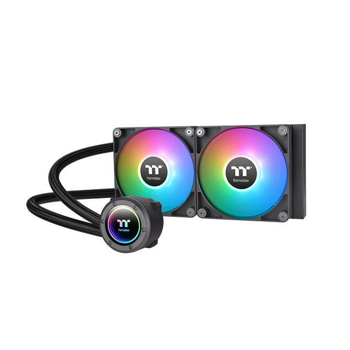 Thermaltake TT TH240 ARGB Prozessor All-in-One-Flüssigkeitskühler 12 cm Schwarz 1 Stück(e)