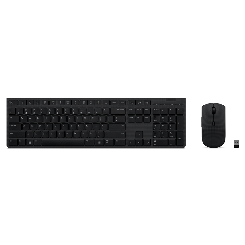 Lenovo 4X31K03951 Tastatur Maus enthalten RF Wireless + Bluetooth Italienisch Schwarz