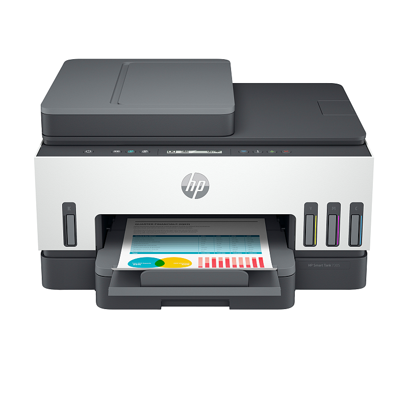 HP Smart Tank 7305 Wireless All-in-One Farbe Drucker, Beidseitiger Druck; Kopierer, Scanner
