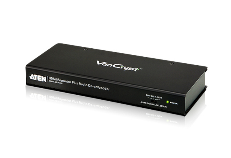ATEN HDMI-Repeater mit getrennter Tonquellenauswahl