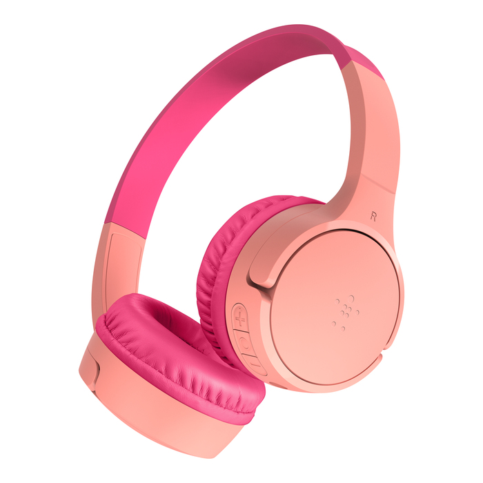 Belkin SoundForm Mini Kopfhörer Kabellos Kopfband Anrufe/Musik USB Typ-C Pink