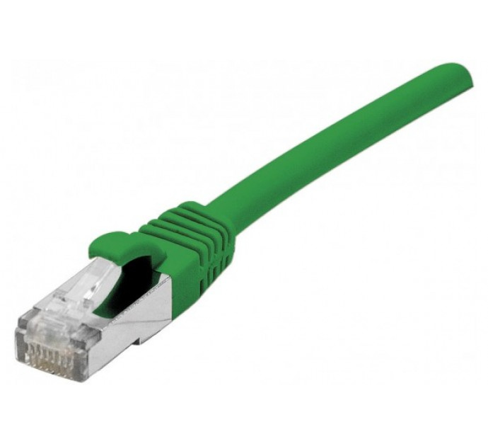 EXC 858439 Netzwerkkabel Grün 3 m Cat6a S/FTP (S-STP)
