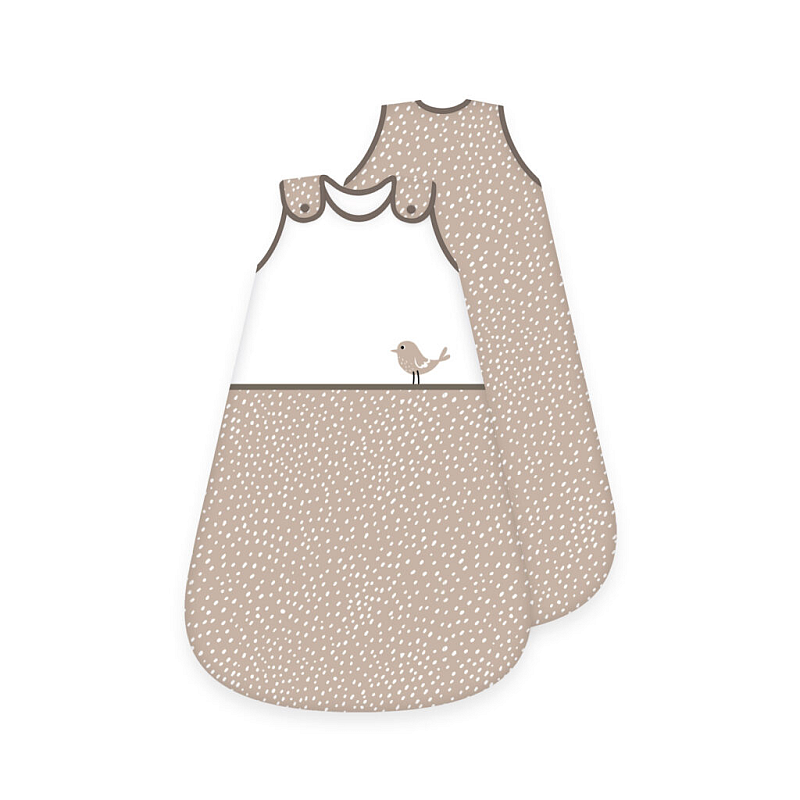 HERDING 3385213235 Babyschlafsack Junge/Mädchen Weiß, Braun