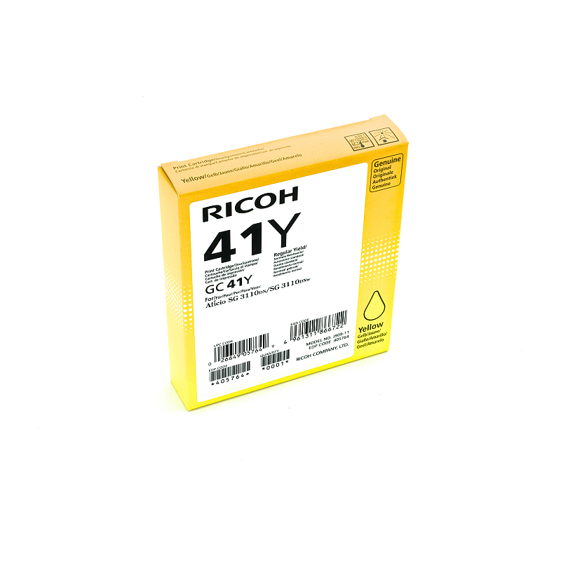 Ricoh 405764 Druckerpatrone 1 Stück(e) Original Standardertrag Gelb