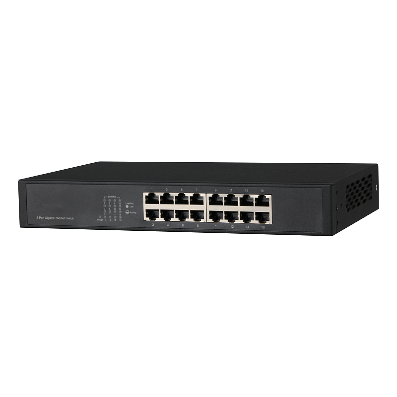 Dahua Technology PFS3016-16GT Netzwerk-Switch Unmanaged L2 Gigabit Ethernet (10/100/1000) Schwarz