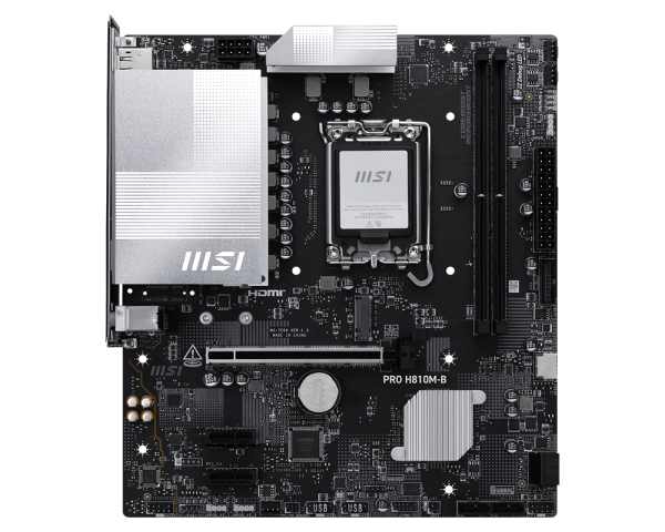 MSI PRO H810M-B Motherboard Intel H810 LGA 1851 (Socket V1) micro ATX