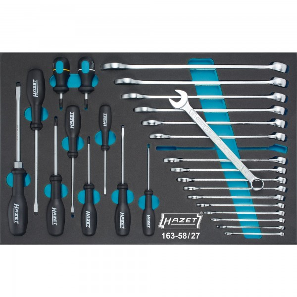 HAZET 163-58/27 Mechanik-Werkzeugsätze 27 Werkzeug