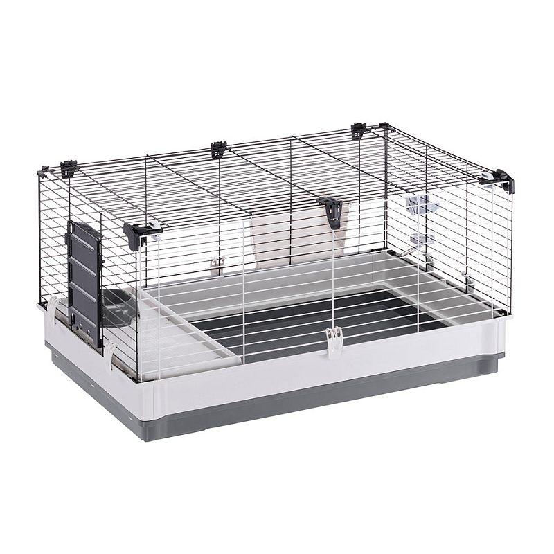 Ferplast Krolik Large Meerschweinchen, Rabit Grau, Weiß