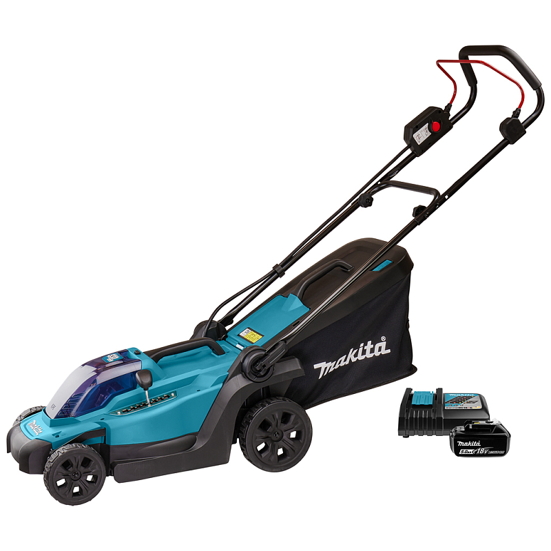 Makita DLM330RT Rasenmäher Schieberasenmäher Akku Schwarz, Blau
