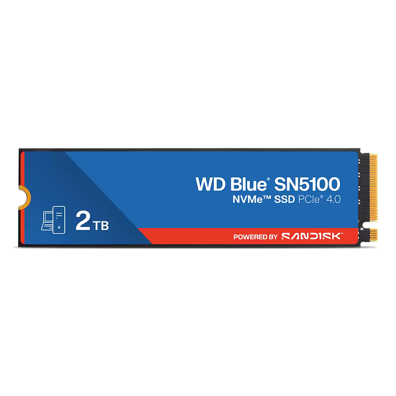 Western Digital WD Blue SN5100 2 TB M.2 PCI Express 4.0 NVMe QLC 3D NAND