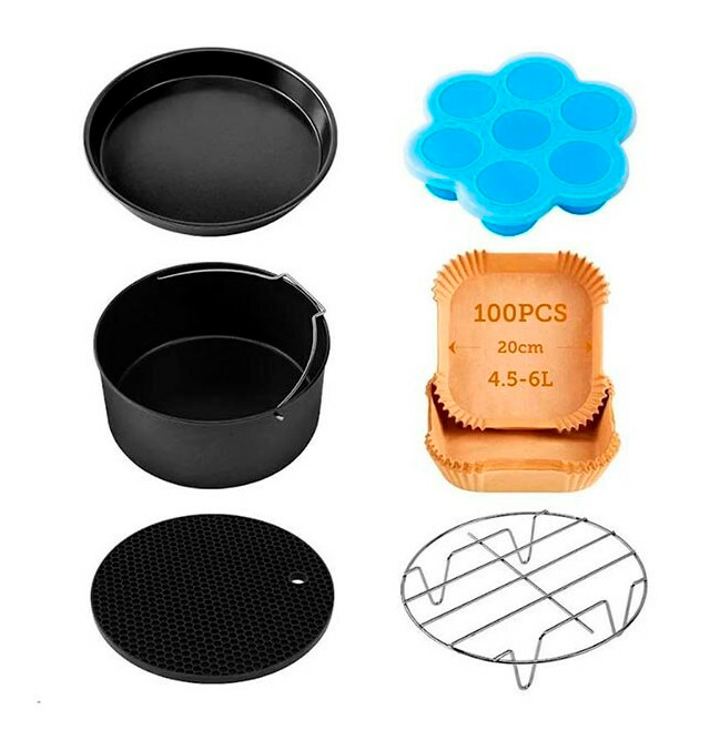 Cosori C158-6AC-EUR Friteuse Zubehör Zubehör-Set Mehrfarbig