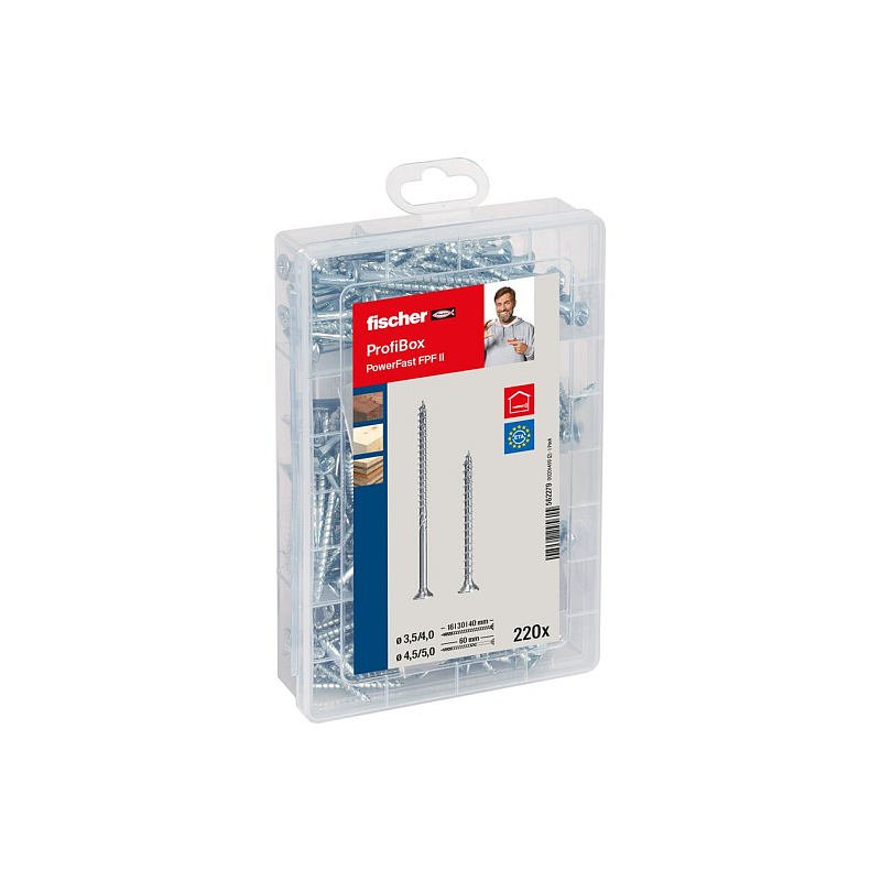 Fischer 562279 Schraube/Bolzen 220 Stück(e) Schraubensatz