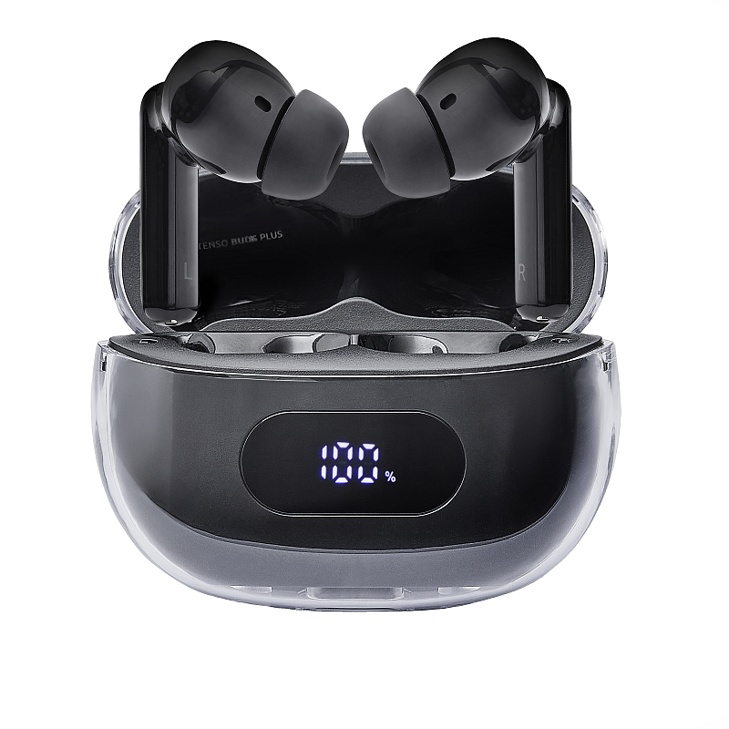 Intenso Buds Earphone Plus T310AE Black Kopfhörer True Wireless Stereo (TWS) im Ohr Anrufe/Musik/Sport/Alltag USB Typ-C Bluetooth Schwarz