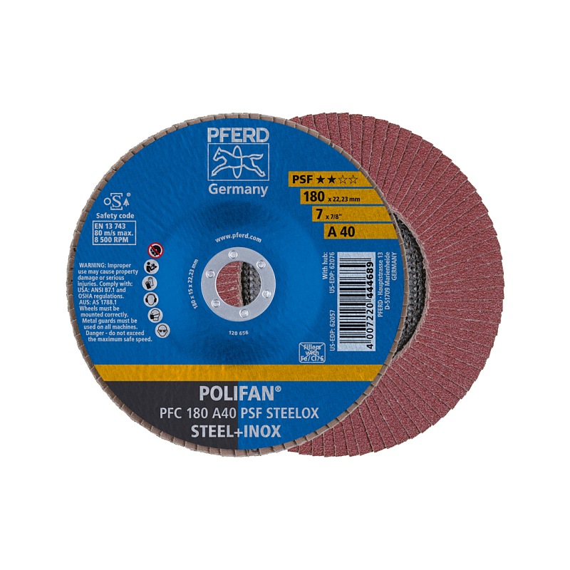 PFERD PFC 180 A 40 PSF STEELOX Rotierendes Schleifwerkzeug Zubehör Metall