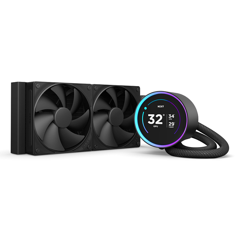 NZXT Kraken Elite 240 Prozessor All-in-One-Flüssigkeitskühler 12 cm Schwarz 1 Stück(e)