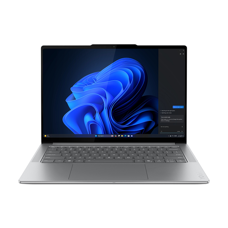 Lenovo Yoga Pro 7 14IAH10 Intel Core Ultra 7 255H Laptop 36,8 cm (14.5") Touchscreen 32 GB LPDDR5x-SDRAM 1 TB SSD Wi-Fi 7 (802.11be) Windows 11 Pro Deutsch Grau