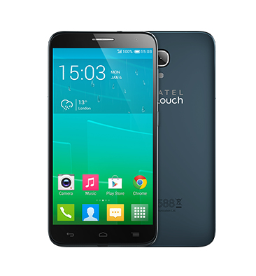 Alcatel IDOL 2 S 6050Y 12,7 cm (5") Single SIM Android 4.3 4G Mikro-USB 1 GB 8 GB 2150 mAh Schwarz, Grau