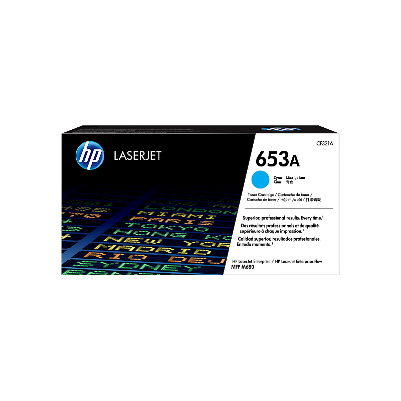 HP 653A Cyan Original LaserJet Tonerkartusche