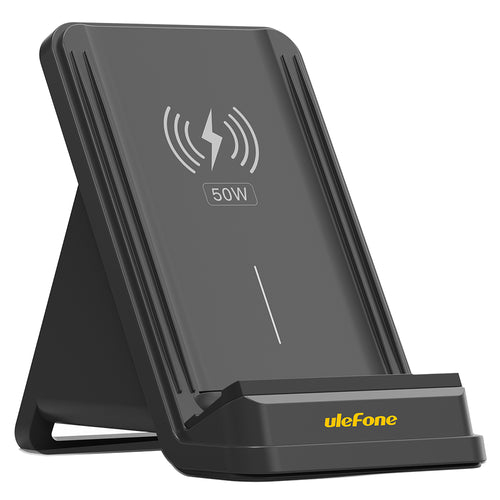 Ulefone WCS01 Ladegerät für Mobilgeräte Smartphone Schwarz USB Kabelloses Aufladen Schnellladung Drinnen