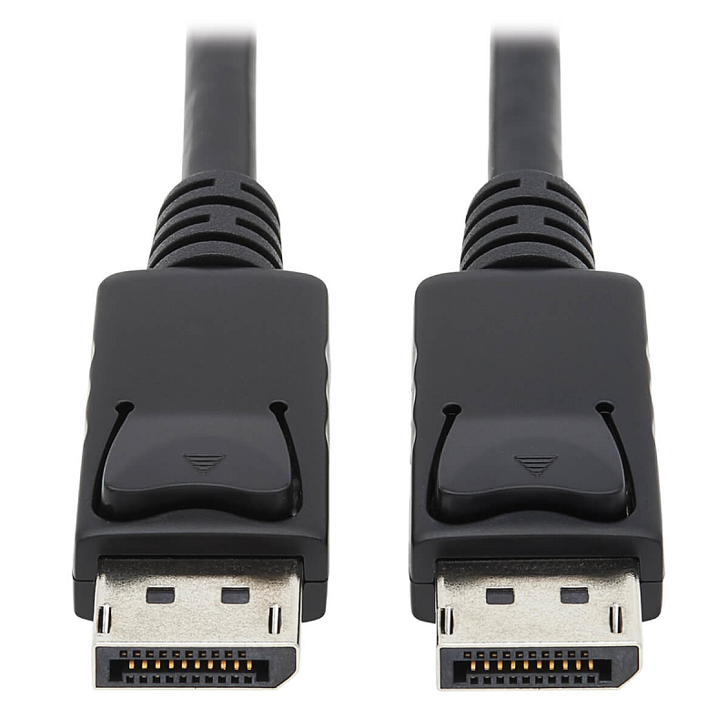 Tripp Lite P580-010 DisplayPort-Kabel mit Steckverriegelungen, 4K 60 Hz (Stecker/Stecker), Schwarz, 3,05 m