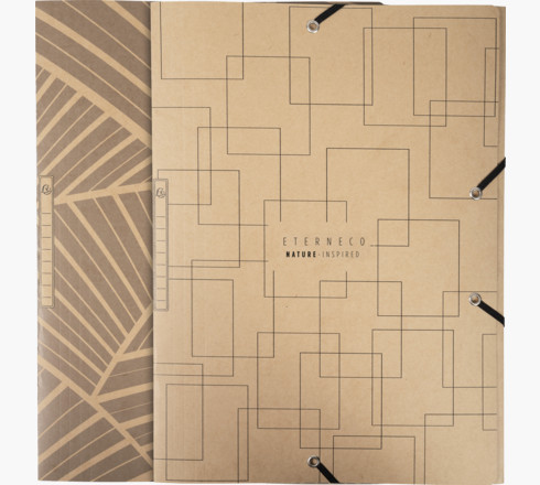 Exacompta Sammelmappe mit Gummizug und 3 Klappen Maxi Capacity