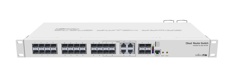 Mikrotik CRS328-4C-20S-4S+RM Netzwerk-Switch Managed L2/L3 1U Weiß
