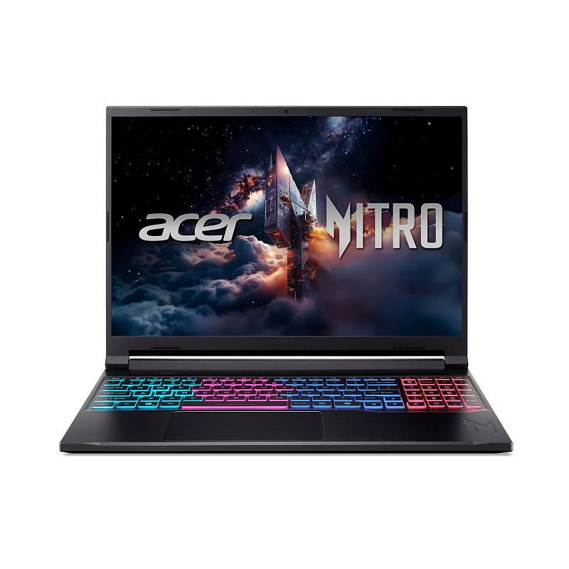 Acer Nitro 16S AI ANV16S-41-R93W AMD Ryzen™ 7 260 Laptop 40,6 cm (16") WQXGA 16 GB DDR5-SDRAM 1 TB SSD NVIDIA GeForce RTX 5070 Wi-Fi 6E (802.11ax) Windows 11 Home Deutsch Schwarz