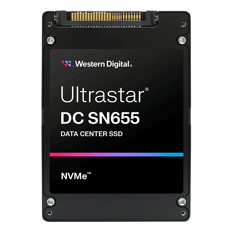Western Digital Ultrastar DC SN655 30 TB U.3 PCI Express 4.0 NVMe TLC 3D NAND