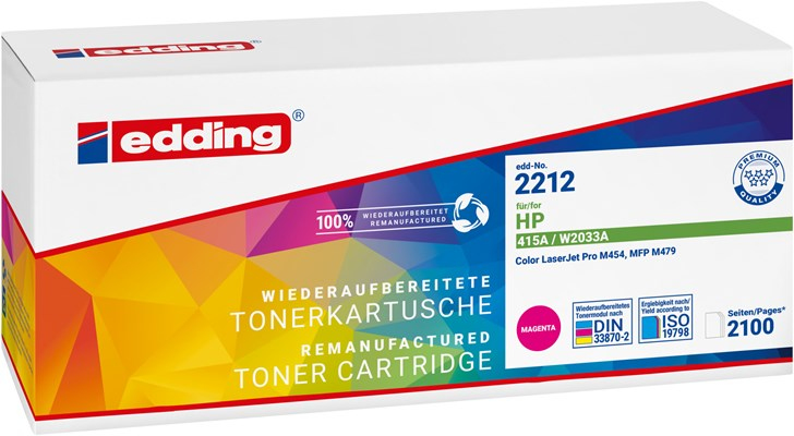 Edding EDD-2212 Tonerkartusche 1 Stück(e) Kompatibel Magenta