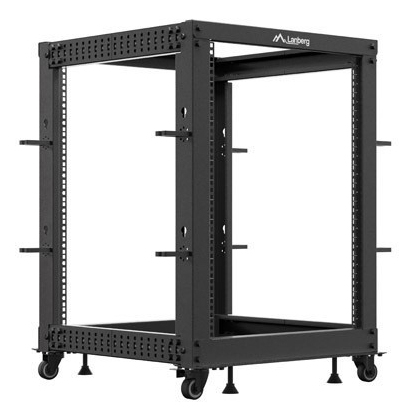 Lanberg OR01-6115-B Rack 15U Freistehendes Gestell Schwarz