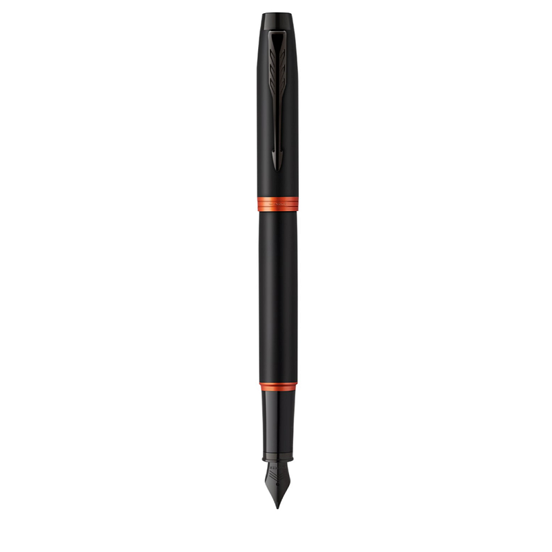 Parker IM Vibrant Rings Füllfederhalter Kartuschenfüllsystem Schwarz, Orange 1 Stück(e)