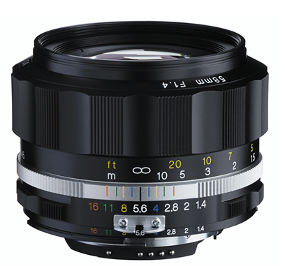 Voigtländer SL II - S 58 mm / F 1.4 Nokton Standardobjektiv Schwarz