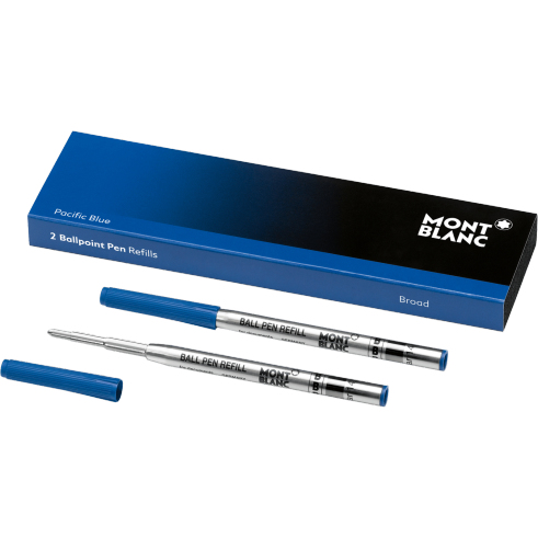 Montblanc 116214 Ersatzmine Fettdruck Blau 2 Stück(e)