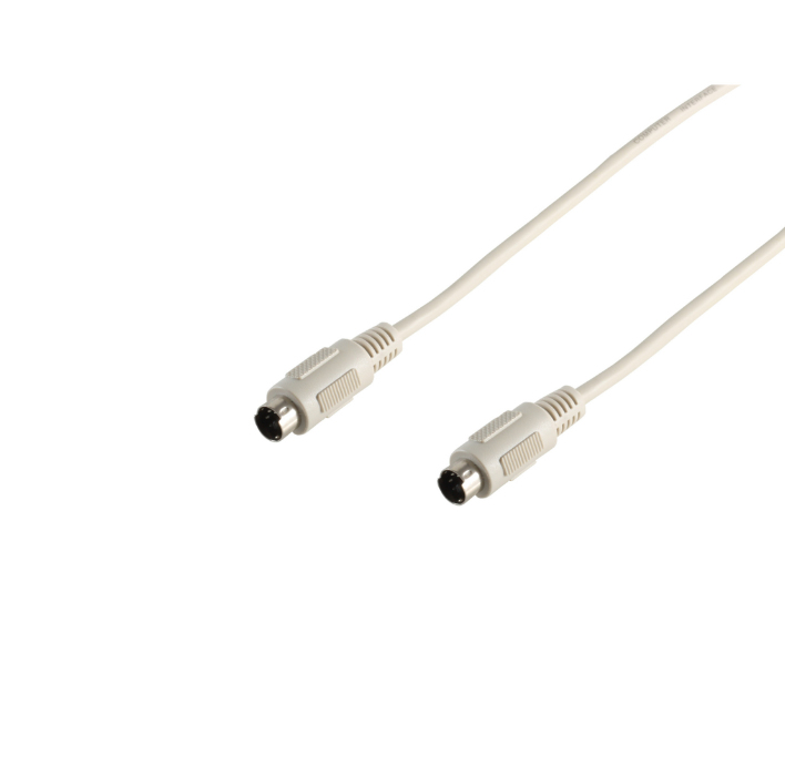 S/CONN maximum connectivity 78107-2 PS/2-Kabel 1,8 m 6-p Mini-DIN Weiß