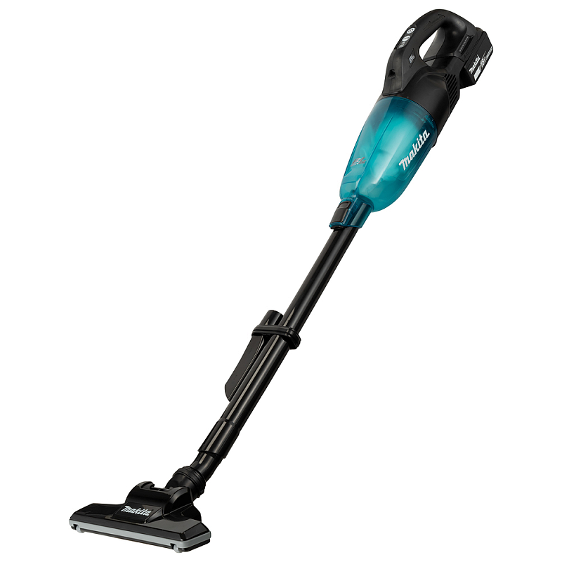 Makita DCL284FZB Stabstaubsauger/Elektrischer Besen 2-in-1-Stabstaubsauger Akku Trocken Schwarz, Türkis