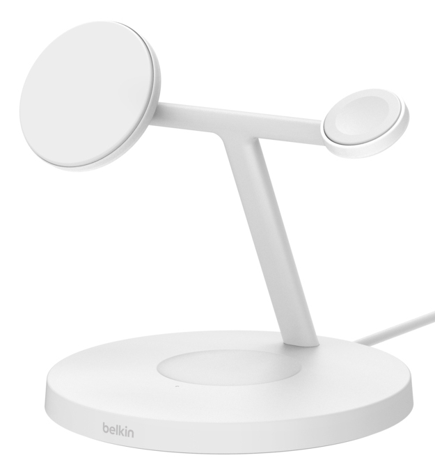 Belkin BoostCharge Pro Kopfhörer, Smartphone, Smartwatch Weiß USB Kabelloses Aufladen Schnellladung Drinnen