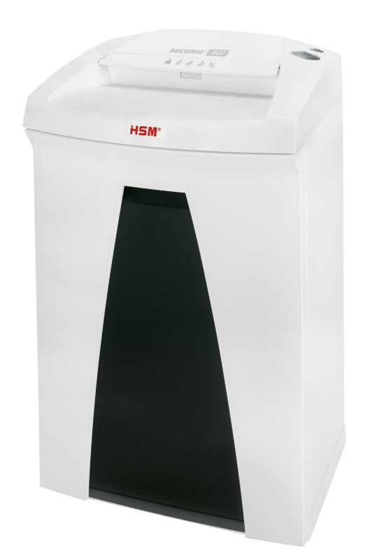 HSM SECURIO B22 - 1,9 x 15 mm Aktenvernichter Partikelschnitt-Zerkleinerung 57 dB 24 cm Weiß