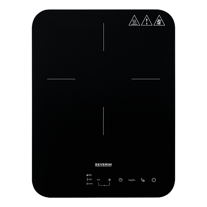 Severin KP 1032 Kochfeld Schwarz, Grau Arbeitsplatte 28 cm Zonen-Induktionskochfeld 1 Zone(n)