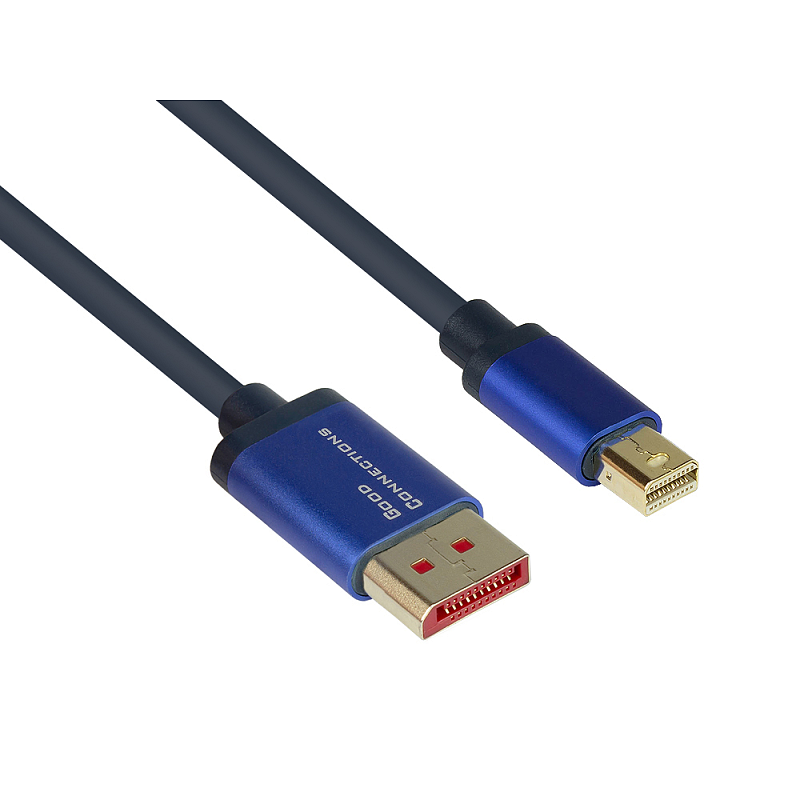 Alcasa 4824-SF010B DisplayPort-Kabel 1 m Mini DisplayPort Blau