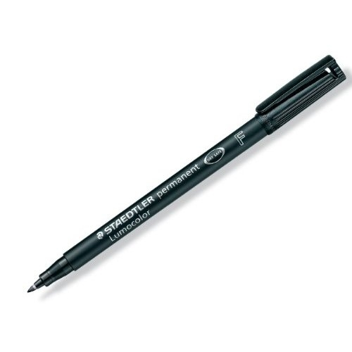 Staedtler 318-9 Permanent-Marker Rundspitze Schwarz 10 Stück(e)
