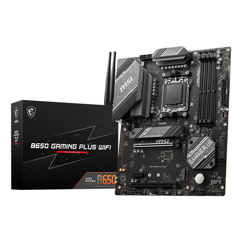 MSI B650 GAMING PLUS WIFI Motherboard AMD B650 Sockel AM5 ATX