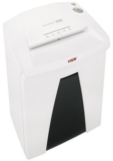 HSM Securio B24 3,9mm Aktenvernichter Streifenzerkleinerung 56 dB 24 cm Weiß